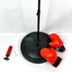 Боксерская груша для детей на стойке с перчатками Punching Ball Set, детский набор для бокса с пружиной, насосом и регулируемой высотой для тренировок и игры дома и на улице Красный/черный, PBS-115 - изображение 14