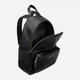 Рюкзак жіночий з натуральної шкіри 9 л вміщує формат А4 Michael Kors Tanner Md Backpack 30T5GTNB2L 001 Чорний (800070349102) - зображення 3