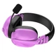 Игровые наушники беспроводные с микрофоном HATOR ESH-19 Wireless HYPERPUNK 3 SyncHUB Hi-Res Violet - изображение 3