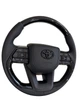Кермо для Toyota Land Cruiser 200, Prado 150. З підігрівом. В стилі LC300. Подушка в шкірі - чорний логотип. - зображення 2