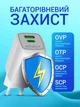 Зарядний пристрій GAN 65W з кабелем Type-C швидка зарядка для ноутбуку планшету телефону айфону мережевий потужний блок живлення 2в1 для MacBook IPhone IPad Apple адаптер живлення PD QC 3.0 зарядник юзб тайпсі WALKER зарядки для ноутбуків телефонів - зображення 7