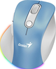 Миша Genius Ergo 9000S Pro Wireless/Bluetooth Light Blue (31030039401) - зображення 3