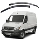 Дефлектори вікон для Mercedes-Benz Sprinter (W906) 2006- Crafter 2006- на скотчі (Acrylic) AMM30206 - изображение 1