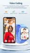 Смарт часы-телефон детские Wonlex KT36 Original с видеозвонком WI-FI GPS SIM-карта Blue (18346) - изображение 7