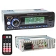 Автомагнитола MP3 3200 1Din с Bluetooth и пульт ДУ 4x50 Вт поддержка USB SD AUX Черная медиасистема для автомобиля с подсветкой - изображение 1