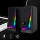 Компьютерные колонки с RGB-подсветкой, от USB, MJ-100A - изображение 2