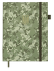 Ежедневник датированный Buromax Military из искусственной кожи А5 336 страниц Хаки (BM.21134-59) - изображение 1