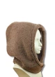 Женский капор-капюшон меховой (Тедди) (One-size) Мокко - изображение 1