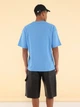 Футболка хлопковая длинная мужская Trendyol TMNSS25TS00158 L Blue (8684737398450) - изображение 2