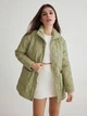 Куртка демисезонная удлиненная женская Trendyol TWOAW23MO00170 S Green (8683047335162) - изображение 3