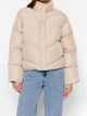 Куртка демисезонная короткая женская Trendyol TWOAW24MO00048 L Beige (8683048795293) - изображение 5