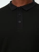 Поло длинное мужское Trendyol TMNSS20PO0002 2XL Black (8683045971904) - изображение 4