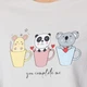 Пижама (футболка + штаны) женская хлопковая Trendyol THMSS23PT00134 XS Light Gray (8683048499726) - изображение 5