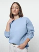 Свитшот женский Trendyol TWOAW24SW00101 L Light Blue (8684737659902) - изображение 3