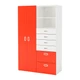 Шафа / гардероб IKEA (ІКЕА) STUVA / FRITIDS 120х50х192см білий червоний (292.764.61) - зображення 1