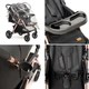 Прогулянкова коляска з перекидною ручкою Ninos Maxi 2, Black Gold - изображение 8