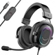 Наушники Fifine h6 rgb 7.1 Black - изображение 2