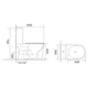 Бачок до унітазу-компакту Mixxus Wave-0405-R Tank 630х350х795 зі зливною арматурою (MI8336) - изображение 3