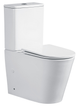 Унітаз-компакт Mixxus BEVEL-0407-T1 630х350х795mm, система змиву TORNADO 1.0 (MI6690) - изображение 2