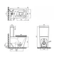 Бачок к унитазу-компакту Mixxus Premium Bevel-0402-T1 Tank со сливной арматурой (MI8326) - изображение 6