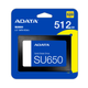SSD-накопичувач ADATA Ultimate SU650 512 ГБ 2.5" SATA III 3D NAND - изображение 2