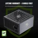 Блок питания GameMax Lion core 1000P 1000W ATX 3.1 80+ Platinum (Lion core 1000P) Black - изображение 10