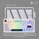 Клавіатура бездротова Ajazz AK820 Max Plus Day Dream Switch White (AK820MAX-DD-BWD) ( білий, синій ) - изображение 9