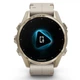 Смарт-часы Garmin fenix 8 43mm, AMOLED, Saph, SftGldSS/FogGryLeatherBnd, Excl, GPS (010-02903-40) - изображение 2