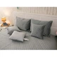 Подушка Руно 40х40 декоративная Velour "Dark Grey ромб" 311.55_Dark Grey ромб - изображение 5