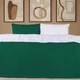 Пододеяльник MirSon Бязь Green Diego (11-2107+18-0130) 220 x 240 см (2200001016088) - изображение 3