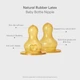 Сменные соски для бутылочки BIBS Bottle Niple 2 pack Latex Medium Flow (Середній потік) - изображение 3