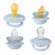 Набір сосок пустушок BIBS Try It Collection Baby Blue від народження - изображение 1