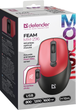 Mysz Defender Feam MM-296 Red (4745090825299) - obraz 4