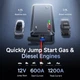 Автомобільний пуско-зарядний пристрій Baseus PrimeTrip VJ1 Supercapacitor Car Jump Starter 1200A Cosmic Black (C00269000121-00) - изображение 9
