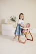 Krzesełko do karmienia Smoby Toys Baby Nurse z akcesoriami (7600220388) (3032162203880) - obraz 6