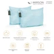 Набор антиалергенных подушек MirSon Eco Light Blue №1628 Memory 50х70 см Средняя (2200002651943) - изображение 2