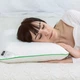 Подушка ортопедическая MirSon №6058 Green nature Julia MEN Memory 59х43х12 см (2200003261813) - изображение 8