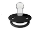 Пустушка BIBS 0-3 years De Lux Silicone - Black - зображення 2