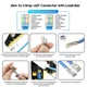 RJ45-ZTM-CAT7-PSDJ - Разъем RJ45 8P8C 1шт проходной штекер для витой пары Cat6A-Cat7 - изображение 3