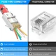 RJ45-ZTM-CAT7-PSDJ - Разъем RJ45 8P8C 1шт проходной штекер для витой пары Cat6A-Cat7 - изображение 6