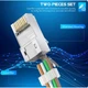RJ45-ZTM-CAT7-PSDJ - Разъем RJ45 8P8C 1шт проходной штекер для витой пары Cat6A-Cat7 - изображение 8