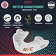 Капа OPRO Bronze UFC доросла (вік 11+) White (ufc.102512003) - изображение 7