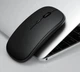 Компьютерная бесшумная USB беспроводная мышка Wireless 2.4 ГГц Mouse оптическая мышь на аккумуляторе (753346680) для пк/планшета (беспроводная мышь) Черная - изображение 11