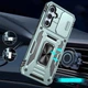Чехол противоударный Epik Defender Cam Ring Case для Samsung Galaxy A35 / A55 Зеленый / Light Green - изображение 2