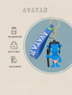 Брелок Аватар Avatar Путь воды The Way of Water Джейк Салли Jake Sully на рюкзак, ключи 6,5 см - изображение 2