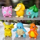 Фигурки Покемон Пикачу Pokemon Pikachu Чармандер Бульбазавр Биртл Джигглипафф набор 6 шт 6-8 см - изображение 3