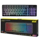 Клавіатура мембранна 2E Gaming KG390 100key, USB-A/WL/BT, EN/UA, RGB, чорний - изображение 10