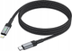 Кабель Borofone BU30 Lynk Smart USB Type-C – Lightning 1.2 м Black (KABAV1000) - зображення 3