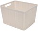 Koszyk do przechowywania Storage solutions plastikowy Beżowy 35 x 29.5 x 22 cm (8721037325752) - obraz 2