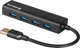 Hub USB Defender Quadro Express USB3.0 4USB Black (4714033832045) - obraz 1